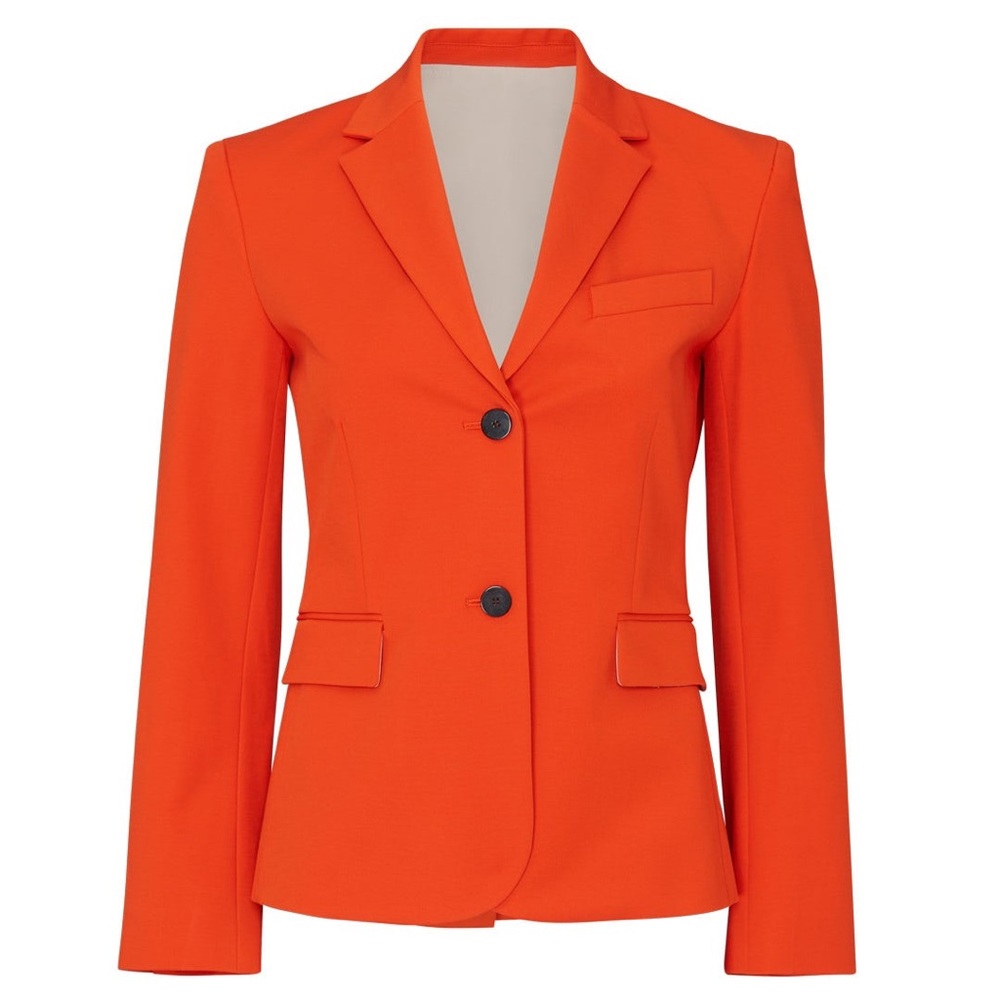 Theory Fire Opal Shrunken Blazer size 0  + Pant size 00